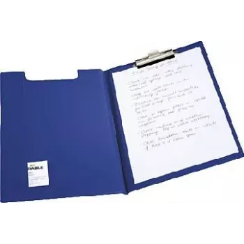 DURABLE Klemmbrettmappe STANDARD, DIN A4, Dunkelblau, Weichfolie mit Kartonverstärkung 2357-07