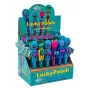 WEDO Monster Kugelschreiber Lucky Punch, verschiedene Farben, mechanische Boxfunktion, blaue Tinte, 1 Stück (252 2399)