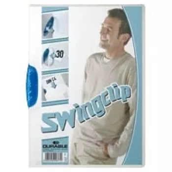 DURABLE SWINGCLIP® 30 A4 transparente Klemmappe - 25er-Pack (226006)