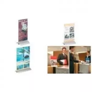DURABLE PRESENTER 1/3 A4 Hochformat L-Ständer, Transparent, 99 x 210 mm 858719