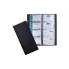 DURABLE VISIFIX® 192 Visitenkartenalbum in Lederoptik, Schwarz, 192 Karten 240201