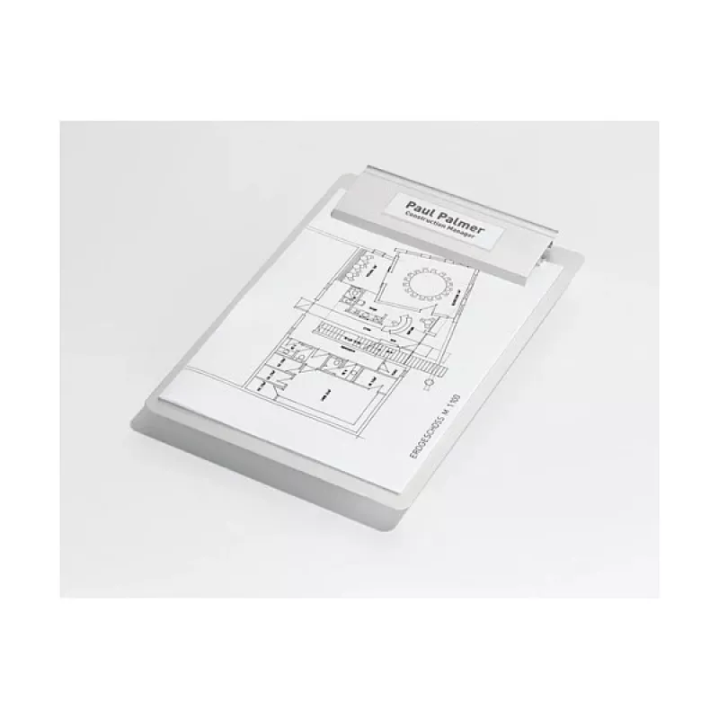 DURABLE POCKETFIX Selbstklebende Tasche 100x30 mm, Transparent, 10/ Pack 807319