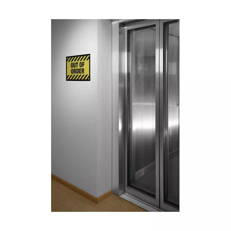 DURABLE DURAFRAME WALLPAPER A3 Informationsrahmen, Schwarz, Selbstklebend, Magnetverschluss 484401