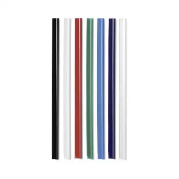 DURABLE Klemmleisten A4 6 mm, 50er-Pack, Schwarz 293101
