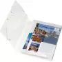 HERLITZ Dokumentenbox DIN A4, Polypropylen, Transparent, 40 mm Rücken, 250 x 40 x 330 mm 1948678