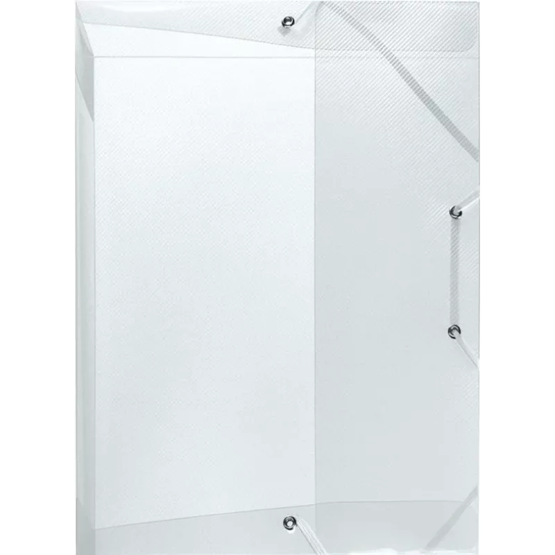 HERLITZ Dokumentenbox DIN A4, Polypropylen, Transparent, 40 mm Rücken, 250 x 40 x 330 mm 1948678