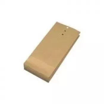 MAILmedia 40117-7 Muster-Bodenfaltenbeutel, 2x gefalzt, 3-fach gelocht (50 mm Bodenfalte), naturbraun, 120 g/m²