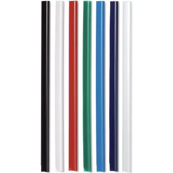 DURABLE DURACLIP A4 Klemmleisten 6 mm Transparent (50er-Pack) 293119