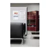 DURABLE DURAFRAME GRIP A4 Informationsrahmen, selbstklebend, schwarz, 1 Stück 496823