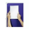 DURABLE DURAFRAME GRIP A4 Informationsrahmen, selbstklebend, schwarz, 1 Stück 496823