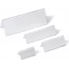 DURABLE Tischnamensschildhalter Tischaufsteller 61/122x210 mm Acryl 10 Stück 803419