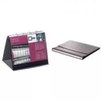 DURABLE DURASTAR A3 Tisch-Flipchart im Querformat Schwarz 856939