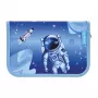 herlitz Cosmic Explorer Federmäppchen, 31 Teile, Polyester, 205 x 140 x 38 mm, 2 Klappen, Weltraum-Design 400197095