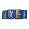 herlitz Cosmic Explorer Federmäppchen, 31 Teile, Polyester, 205 x 140 x 38 mm, 2 Klappen, Weltraum-Design 400197095