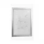 DURABLE DURAFRAME WALLPAPER A4 selbstklebender Info-Rahmen, Silber, 484323