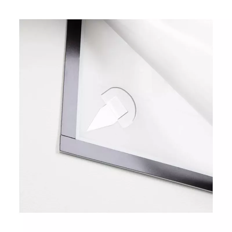 DURABLE DURAFRAME WALLPAPER A4 selbstklebender Info-Rahmen, Silber, 484323