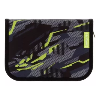 Herlitz Wild Panther gefülltes Federmäppchen, 31 Teile, Polyester, 205 x 140 x 38 mm, 2 Klappen 400205912