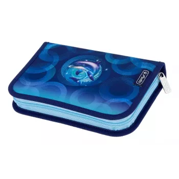 Herlitz Dolphin Ride Schulmäppchen, 31-teilig, Polyester, 205 x 140 x 38 mm 400205913