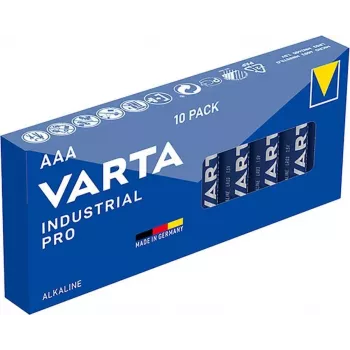 Varta Industrial AAA Alkaline-Batterie 1,5V 1100 mAh – 10er-Pack (LR03)