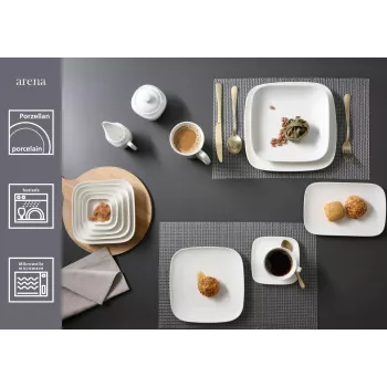 Ritzenhoff & Breker ARENA Dessertteller 210 mm Porzellan, 6er-Set 583748