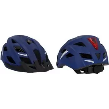 FISCHER Urban Plus Boston Fahrradhelm L/XL mit LED-Rücklicht 50632