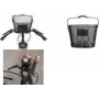FISCHER E-Bike PLUS Lenkerkorb, feinmaschiger Stahldraht, Schwarz, Schnellverschluss, 5 kg 50653