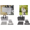 SIGEL BAB02 Desk Sharing Bag Basic L, Dunkelgrau, 5-teiliges Set