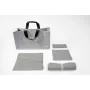 SIGEL BAB01 Desk Sharing Bag Basic L, Hellgrau, 5er-Bundle