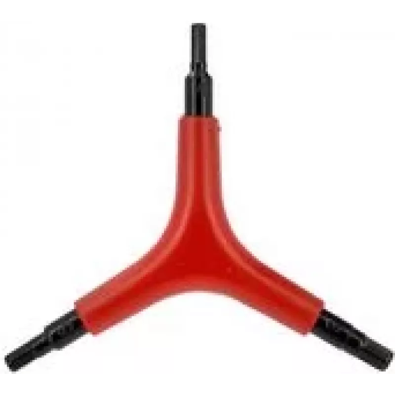 FISCHER Dreischenkel-Inbusschlüsselsatz 4/5/6 mm, gehärteter Stahl, Y-Typ 85513