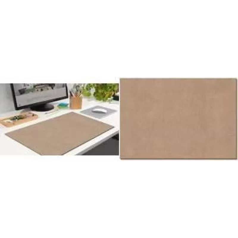 SIGEL HO340 Papier-Schreibtischunterlage, Blanko, Braun, 595 x 410 mm (A3), 30 Blatt, 100 g/m²