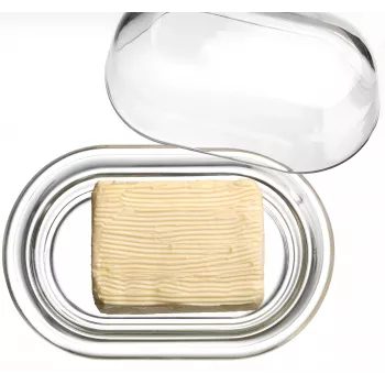 Ritzenhoff & Breker STYLE Glas Butterdose mit Deckel 190x130x70 mm 812022