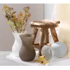 Ritzenhoff & Breker ANNALENA Graue matte Glas konische Blumenvase, 180 mm 816723