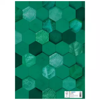 HERMA X Umschlag für Hefte, Karton, DIN A4, Dunkelgrün, 10 Stück 20087
