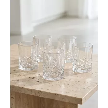 Ritzenhoff & Breker Capri Whiskyglas 350 ml, spülmaschinenfest, Kristall-Look 822052