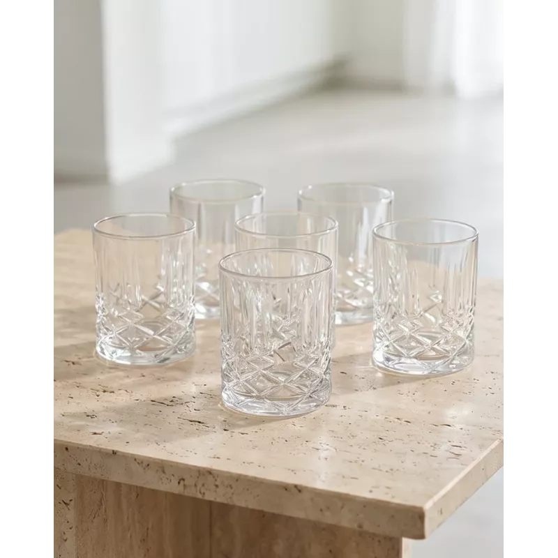 Ritzenhoff & Breker Capri Whiskyglas 350 ml, spülmaschinenfest, Kristall-Look 822052
