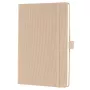 SIGEL Conceptum Notizbuch A5 kariert Beige Hardcover mit Softwave-Struktur CO650