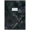 HERMA Umschlag X für Hefte, Pappe, DIN A4, Schwarz, Veredelte Oberfläche, Beschriftungsfeld, 10 Stück (20091)