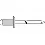 GESIPA Blindniet Domkopf 3 x 7 mm Aluminium/Stahl 500 Stück (6300146)