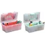 allit McPlus Clear 16 Aufbewahrungsbox, Polypropylen, Transparent mit roten Verschlüssen 416411