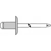 Gesipa Blindniet Al/Stahl 5x25mm Großer Kopf K14 Klemmbereich 15,0-20,0mm (250er Pack) 1454126