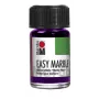 Marabu Easy Marble Marmorierfarbe, 15 ml, Amethyst 081, Schnelltrocknend, für Tauchmarmorierung 13050039081