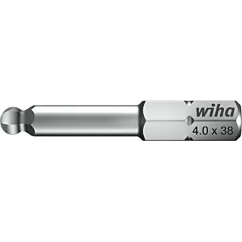 Wiha 7017 Z Magnetischer Bithalter, 1/4 Zoll Sechskant, 38 mm, DIN 3126/ISO 1173, Stahl 70170040