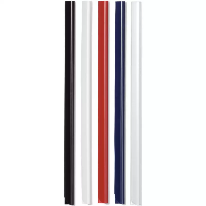 DURABLE Klemmleisten A4 3 mm, 50er-Pack, Schwarz 293001
