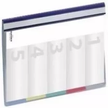 DURABLE DIVISOFLEX A4 Organisationsmappe, 5 Fächer, Blau 255706