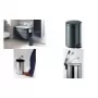 DURABLE Tretmülleimer Metall 20L Rund Silber 341258