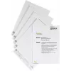DURABLE Einstecketiketten A4 210 x 297 mm, 10 Blatt, Weiß, Karton 170 g/m², Laser/Tintenstrahl 485602