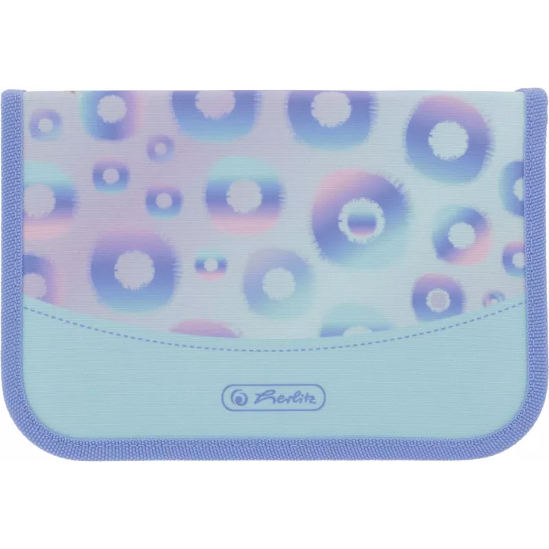 Herlitz Mystic Mermaid gefülltes Federmäppchen, 31 Teile, Blau/Rosa, Polyester 300001564