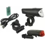 FISCHER Fahrrad LED-Beleuchtungsset 40/20/10 Lux, StVZO zugelassen, Schwarz (85346)