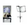 DURABLE SHERPA® Schreibtischklemme 10 - A4 Displaytafelsystem, 10 Tafeln, 5 Farben, 360° Drehung 581800
