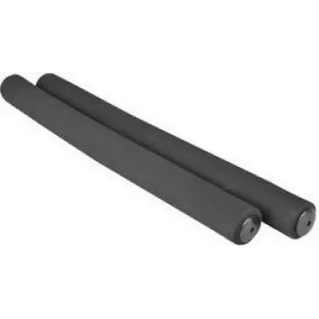 FISCHER Weiche Fahrradgriffe, Schwarz, 1 Paar, 125 mm, stoßdämpfend 85756